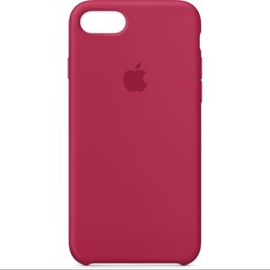 Apple Raspberry Silicone iPhone 7/8 Plus Case